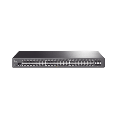 [TL-SG3452] Switch Omada SDN Administrable / 48 puertos Gigabit y 4 puertos SFP / Funciones sFlow, QinQ y QoS / Administración centralizada OMADA