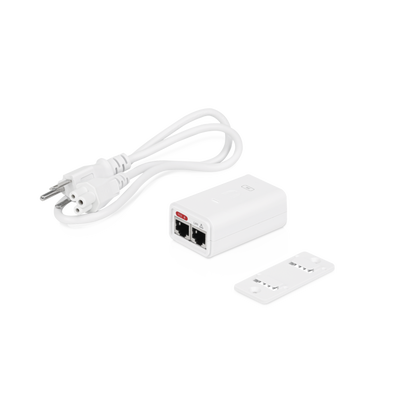 [POE-24-7W-G-WH] Adaptador PoE Ubiquiti Gigabit de 24 VDC, 0.3 A