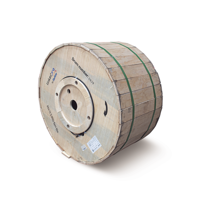 [MINI-ADSS-12C/4KM] Carrete de 4 km de Fibra Óptica Aérea Mini ADSS (ASU) G.652D, Monomodo de 12 Hilos, Exterior, Span 80, Loose Tube