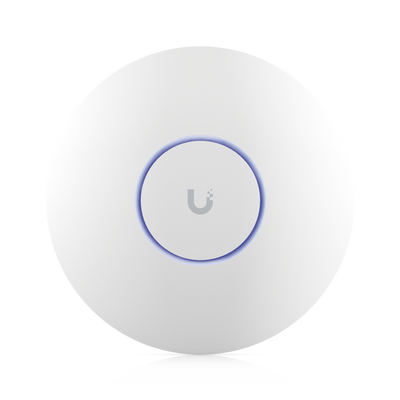 [U6-ENTERPRISE] Punto de Acceso UniFi WiFi 6E Enterprise, alta densidad, hasta 600 usuarios, Mu-MIMO 4x4, bandas 2.4/5/6 Ghz, (1) puerto RJ45 2.5G (POE+ no incluido)