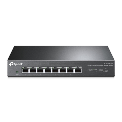 [TL-SG108-M2] Switch Gigabit no administrable de 8 puertos 100 Mbps/ 1 Gbps/ 2.5 Gbps ideal para WiFi 6
