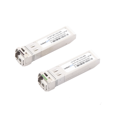 [LP-SFP-BD-10G-40] Transceptores Ópticos Bidireccionales SFP+ (Mini-Gbic) / Monomodo 1270 & 1330 nm / 10 Gbps / 1000BASE-BX / Conector LC/UPC Simplex / DDM / Hasta 40 km / 2 Piezas 