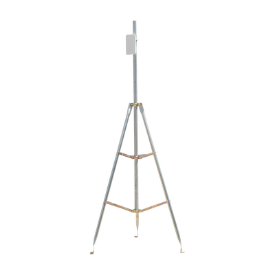 [LP-TP-SLM-3] Kit de Montaje de Tripie con Mástil de 3 metros Ideal para instalar Antenas, Radios, Cámaras, etc...