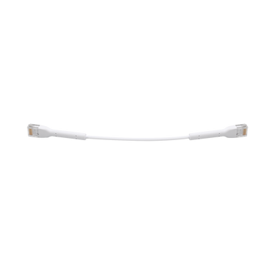 UniFi Ethernet Patch Cable Cat6 de 22 cm (8.66 pulgadas), Color Blanco