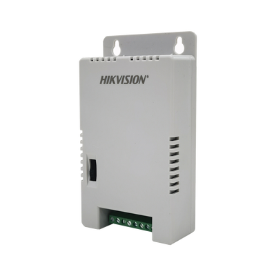[DS-2FA1225-C4/K] Fuente de Poder Regulada 12 Vcc / 13.5 Vcc / 15 Vcc para 4 Cámaras / 4 Amp (1 Amp por Salida) / Voltaje de Entrada 90 - 130 VCA / Filtro de Ruido para Cámaras 4K / Modo para Largas Distancias