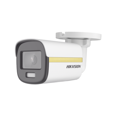 [DS-2CE10UF3T-E] [ColorVu] Bala TURBOHD 4K (8 Megapixel) / Imagen a Color 24/7 / Lente 2.8 mm / METAL / Luz Blanca 20 mts / Exterior IP67 / WDR 130 dB 