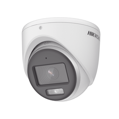 [DS-2CE72KF0T-FS] [ColorVu] Turret TURBOHD 3K (5 Megapixel) / Micrófono Integrado / Lente 3.6 mm / Imagen a Color 24/7 / 40 mts Luz Blanca / Exterior IP67 / dWDR / 4 Tecnologías