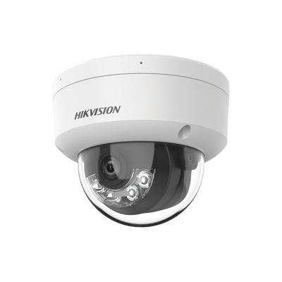 [DS-2CD1183G2-LIU] [Dual Light] Domo IP 8 Megapixel (4K) / Lente 2.8 mm / 30 mts IR + 30 mts Luz Blanca / Micrófono Integrado / IK08 / ACUSENSE Lite / Exterior IP67 / H.265 / PoE / ONVIF 