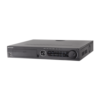 [IDS-7332HUHI-M4/S(S)] DVR 32 Canales TurboHD + 32 Canales IP / 8 Megapixel (4K) / 4 Bahías de Disco Duro  / RAID 0,1,5,6,10 / POS / Acusense / 16 Entradas de Alarma