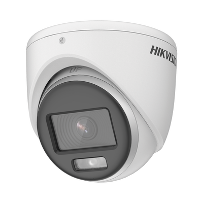 [DS-2CE70DF0T-MF] [ColorVu] Turret TURBOHD 2 Megapixel (1080p) / Imagen a Color 24/7 / Lente 2.8 mm / METAL / Luz Blanca 20 mts / Exterior IP67 / TVI-AHD-CVI-CVBS / dWDR