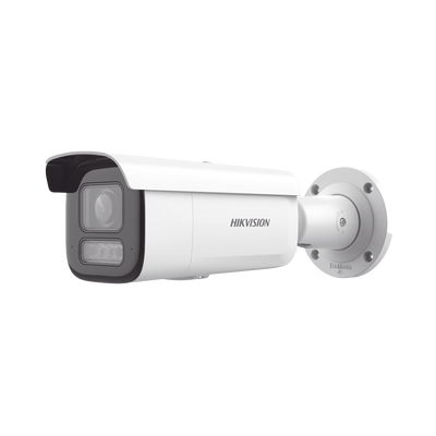 [DS-2CD2683G2-LIZS2U] [Dual Light + 2 Micrófonos Integrados]  Bala IP 8 Megapixel (4K) / Lente Motorizado 2.8-12 mm / 60 m Luz Blanca + 60 m IR / AcuSense / Exterior IP67 / IK10 / WDR 120 dB / PoE 802.3at / ONVIF / Alarmas I/O / Micro SD / ACUSEEK