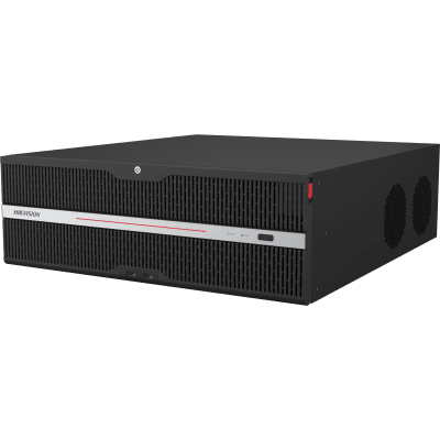 [Doble Poder de Decodificación] NVR 32 Megapixel (8K) / 64 Canales IP / AcuSense / ANPR / Conteo de Personas / Heat Map / 16 Bahías de Disco Duro /  Soporta RAID con Hot Swap / 2 HDMI en 8K / RAID / Soporta POS / Alarmas I/O  / Smart Search