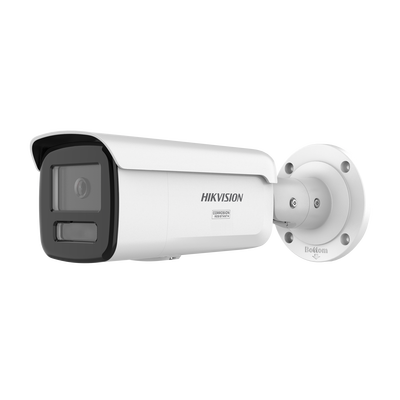 [Dual Light + ColorVu 3.0 + HikAI] Bala IP 6 Megapixel / Lente 4 mm / 60 mts IR + Luz Blanca / Exterior IP67 / WDR 130 dB / ACUSENSE 3.0 / Metal / NEMA 4X / ACUSEEK
