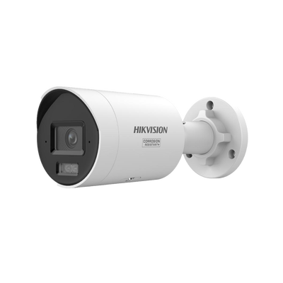 [Dual Light + ColorVu 3.0 + HikAI] Bala IP 6 Megapixel / Lente 2.8 mm / 40 mts IR + Luz Blanca / 2 Microfonos Integrados / Exterior IP67 / WDR 130 dB / ACUSENSE 3.0 / Metal / NEMA 4X / ACUSEEK