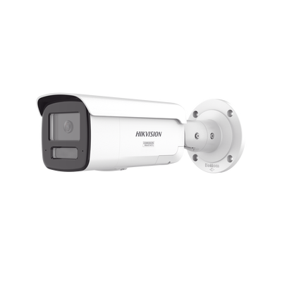 [Dual Light + ColorVu 3.0 + HikAI] Bala IP 4 Megapixel / Lente 4 mm / 60 mts IR + Luz Blanca / Exterior IP67 / WDR 130 dB / ACUSENSE 3.0 / Metal / NEMA 4X / ACUSEEK
