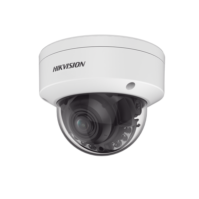 Domo IP 8 Megapixel (4K) / Lente Mot. 2.7 a 13.5 mm / Dual Light (40 mts IR + 40 mts Luz Blanca ) / Darkfighter S / Exterior IP67  / IK10 /WDR 130 dB / 4 Analíticos: AcuSense, Deteccion Facial, Conteo de Personas por Cruce y Zona