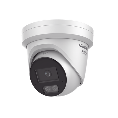 Turret IP 4 Megapixel / Imagen a color 24/7 / Lente 2.8 mm / Luz Blanca 40 mts / Exterior IP67 / Micrófono dual Integrado / WDR 130 dB / Audio y Alarma / Onvif / ACUSEEK