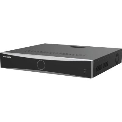 [Acusearch] NVR 12 Megapixel (4K) / 16 canales IP / AcuSense (Evita Falsas Alarmas) / Reconocimiento Facial /  4 Bahías de Disco Duro /  HDMI en 4K / Alarmas I/O