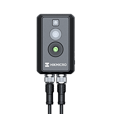 (HIKMICRO) Cubo IP Bi-Espectral / Térmica (256 X 192 / 2.1 mm) + Óptica (4 MP / 1.4 mm) / Rango: -20°C a 550°C / ±2°C Margen / PoE / IP67 / Ideal para Sites o Lugares Pequeños