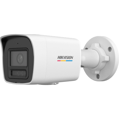 [ColorVu 3.0 + MD 3.0] Bala IP 2 Megapixel / Lente 2.8 mm / 30 mts IR + 30 mts Luz Blanca / Micrófono Integrado / Detección de Movimiento 3.0 / Exterior IP67 / WDR 120 dB / PoE / Micro SD 