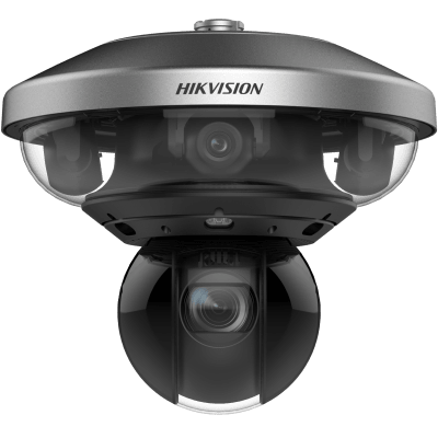 PanoVu Series / 1 PTZ 40X Zoom (4 Megapixel) + 4 Lentes 2.8 mm (360° / 32 Megapixel) / Posicionamiento 3D / Autoseguimiento 3.0 / Deep Learning / IP67 / IK10 / WDR 120 dB / Micro SD