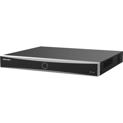 [AcuSeek] NVR 12 Megapixel (4K) / 16 Canales IP / 16 Puertos PoE+ / Reconocimiento Facial / ACUSENSE / 2 Bahías para HDD de 16 TB / HDMI 4K / Alarmas I/O