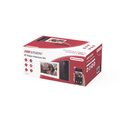 Kit de Videoportero IP / Frente de calle para exterior / 2MP / Lector de Tarjeta MiFARE / Monitor Interior / WiFi / Pantalla de 7" Touch