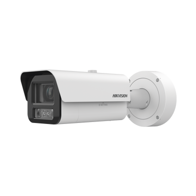 Bala IP 4 Megapixel / Lente Mot. 2.8 - 12 mm / Luz Dual (IR y Luz Blanca) / Reconocimiento Facial / Heat Map / Metadata / IK10 / IP67 / WDR 140 dB / DeepinView