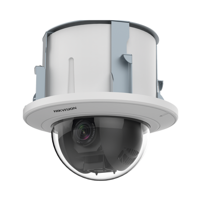PTZ IP 2 Megapixel / 25X Zoom / Uso en Plafon / ACUSENSE / DARKFIGHTER  / IK10 / Entrada y Salida de Audio y Alarmas / WDR 120 dB /  HLC / EIS / PoE+ / Metal / microSD