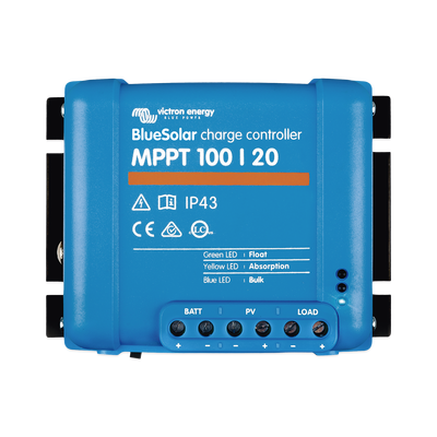 [BSMPPT100/20] BlueSolar MPPT 100/20. Controlador Solar MPPT 20A, Voltaje Selección Automática: 12/24/48 Vcc.