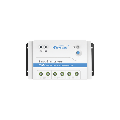 [LS-3024-B] Controlador Solar PWM / 30A / 12/24V / RS-485 / Baterías Gel-AGM-Selladas / Parámetros Configurables