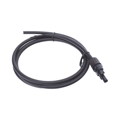 [CBL-MC4-1.5BLK] Cable Fotovoltaico 1.5 m, Negro, Calibre 10 AWG con Terminal MC4-H en un Extremo