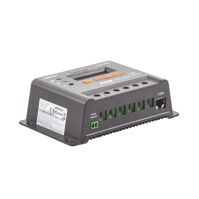 [VS-2024-BN] Controlador Solar de Carga y Descarga PWM 12/24V 20A con Display, Parámetros Configurables