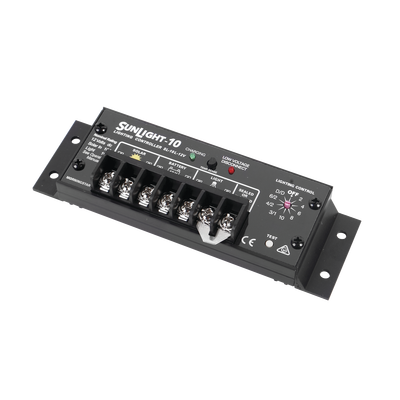 [SL-20L-12V] Controlador Solar para Iluminación de Luz Mercurial, Estaciones de Autobús y Señalamientos 20 A, 12 Vcc.