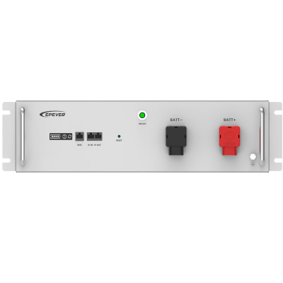 Batería LiFePO4 51.2V 100Ah / 6000 Ciclos @80% DOD / Montaje Rack 3U / IP21