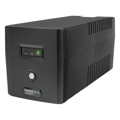 UPS 1000VA/600 W Línea Interactiva 120Vca / 8 tomas 5-15R (6 Respaldadas) / Regulación de Voltaje / Protección RJ45