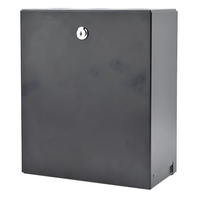 [LP-GPC-24] Gabinete con Punto de Consolidación de 24 Puertos, Compatible con conectores Keystone, Instalación en Pared o techo falso, Se envía el Gabinete Armado.