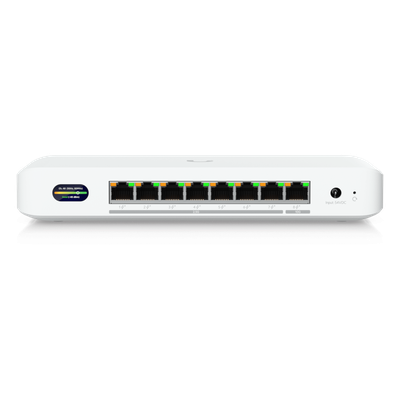 [UDB-SWITCH] UniFi Device Bridge Switch (UDB-Switch) – Switch PoE+ Compacto con Puertos Multi-Gig (1 x 10 GbE y 7 x 2.5 GbE) y Enlace Inalámbrico WiFi 7 Integrado