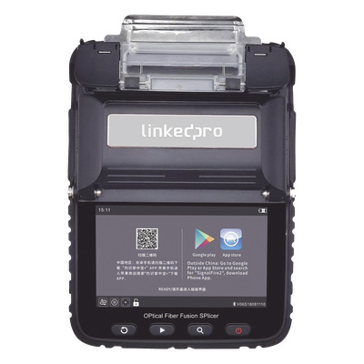 [LP-FS-PRO-600] Fusionadora de Fibra Óptica Multimodo y Monomodo / 6 Motores / Alineación por Núcleo
