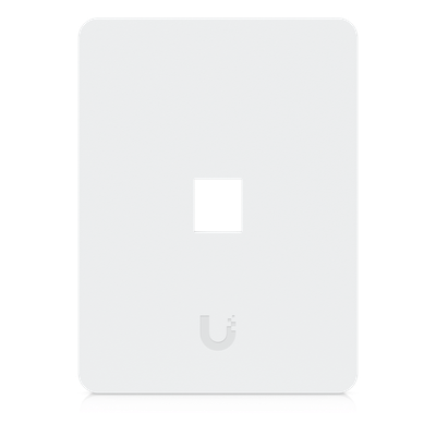 [UACC-WP-KEYSTONE-V-1P] Placa de Pared Vertical Universal para Keystone de 1 Puerto con Cubierta Pintable, Acabado Personalizable, Paquete con 4 Piezas