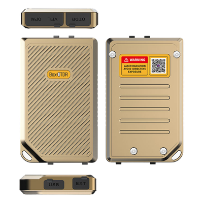 [LP-OTDR-BOX] OTDR Portátil con Chasis Metálico para Pruebas en los Enlaces de Fibra Óptica / Longitud de onda  1550nm / Función VFL 10mW / Función OPM / Recargable