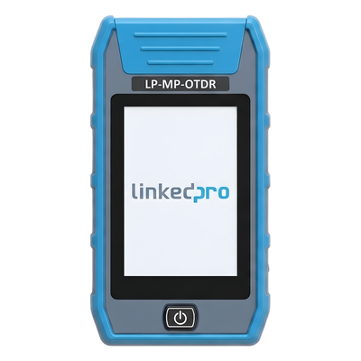 [LP-MP-OTDR] Mini OTDR para Fibra Óptica Monomodo / Longitud de Onda 1310nm y 1550nm / Función VFL 10mW / Función OPM / Recargable / Distancia de Prueba hasta 80 Kilómetros (262467 pies)
