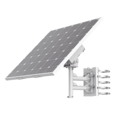 Kit Solar de alimentación / Panel Solar / Batería de Respaldo de Litio 360 Wh / 2 Salidas de 12 Vcd / Accesorios de Instalación / Uso en Exterior IP66 