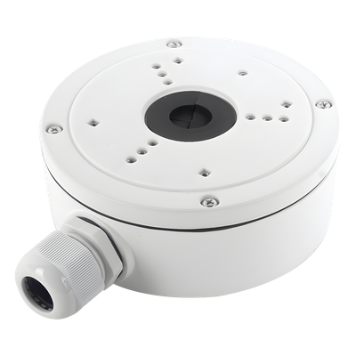 [DS-1280ZJ-S] Caja de Conexiones de Exterior con Tapa para Cámaras Tipo Domo, Turret y Bala / IP66