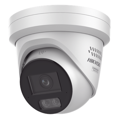 [DS-2CD2347G3-LIS2UY/SL] [Dual Light + ColorVu 3.0 + HikAI] Turret IP 4 Megapixel / Lente 2.8 mm / 30 mts IR + Luz Blanca / 2 Microfonos Integrados / Exterior IP67 / Estrobo Luz Blanca / WDR 130 dB / ACUSENSE 3.0 / Metal / NEMA 4X / ACUSEEK